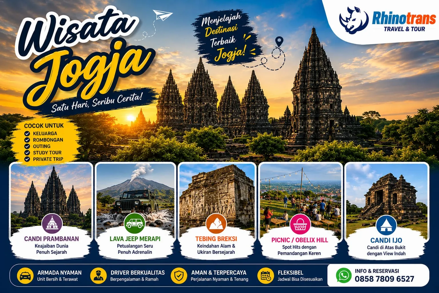 Paket 2 Wisata Jogja