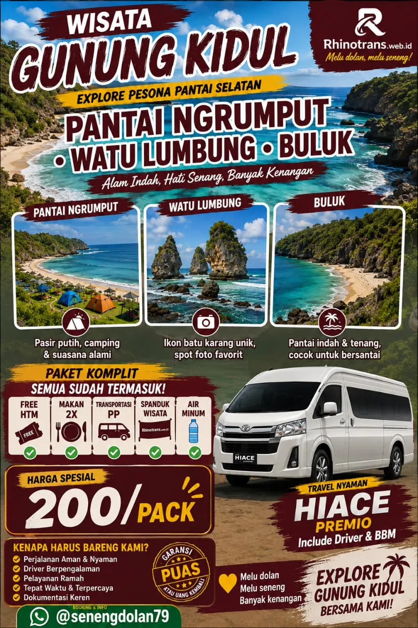 paket wisata gunung kidul 2